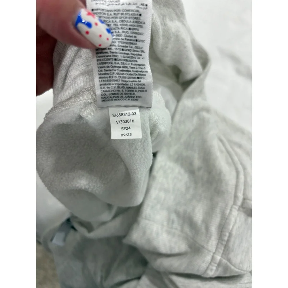 Athleta Coaster Luxe Jogger Light Heather Grey Size Large Soft Stretch Cozy 28" - Picture 8 of 9